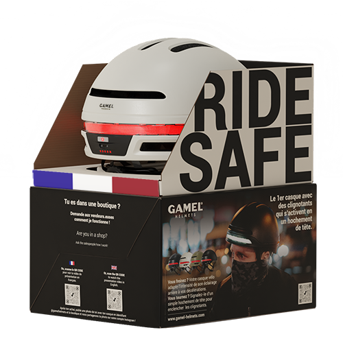 Crème – Casque Le Remarquable – Gamel Helmets – Packaging – SMALL