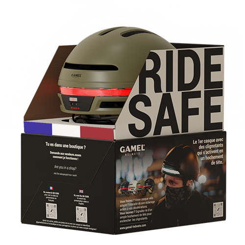 Kaki – Casque Le Remarquable – Gamel Helmets – Packaging – SMALL