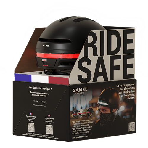 Noir – Casque Le Remarquable – Gamel Helmets – Packaging – SMALL